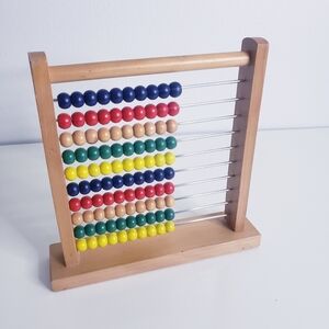 Melissa & Doug Abacus Classic Wooden Educational Counting Toy
